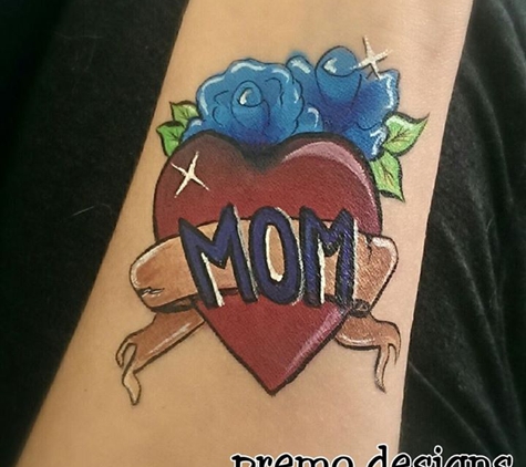 Premo Designs Face Painting & Temporary Tattoos - Schenectady, NY