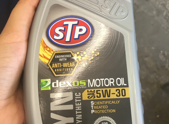 Monument Square Auto Service, Inc - Saugus, MA. The "synthetic" oil he used for $70
