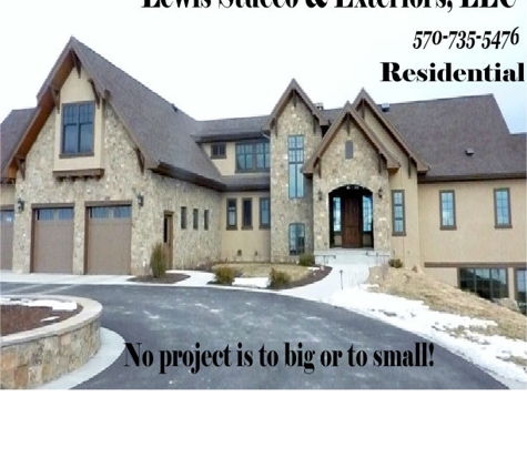 Lewis Stucco & Exteriors, LLC - Nanticoke, PA. Over 60 years of Experience !