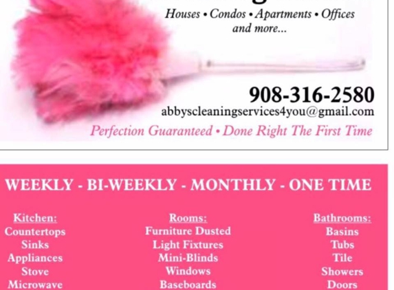 Abby's cleaning Service - Scotch Plains, NJ