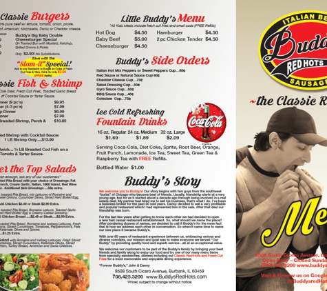 Buddy's Red Hots - Burbank, IL