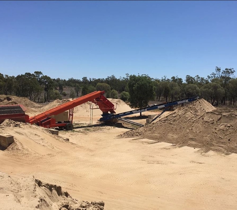 Roma Sands Pty Ltd - Roma, QLD. Conveyer Belt At Quarry