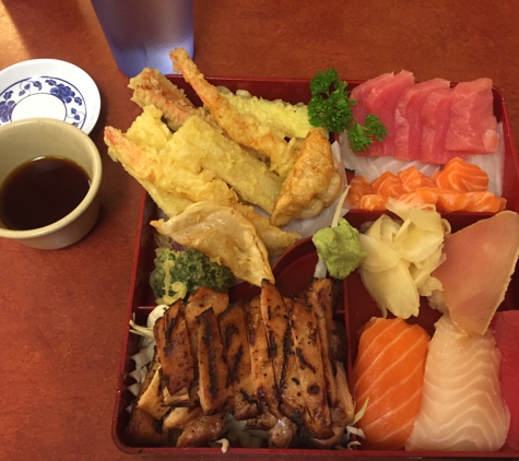 Sushi Kata Japanese Restaurant - Portland, OR. Kata Dinner Bento.. plus it comes with miso and salad