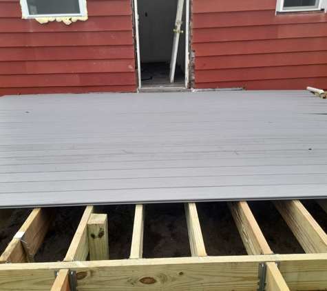 D&J'S ODD JOB SERVICES - Barnegat, NJ. Install new 12 x 12 decking and support