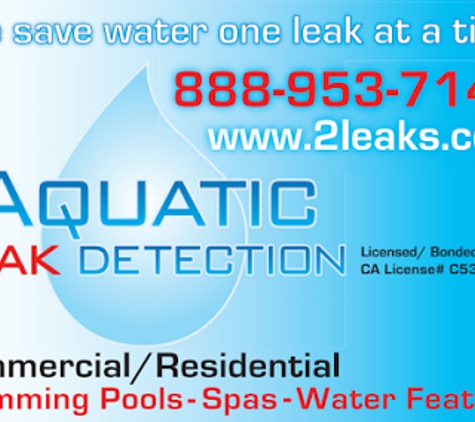 Aquatic Leak Detection - Alamo, CA