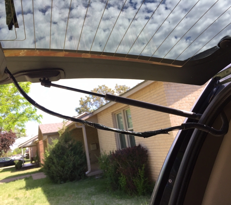 Dale's Texas Auto Glass - Amarillo, TX. AFTER: Dangling, unsecured wires