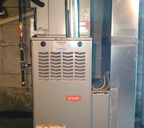 Ward Fuel Co Heating & Air Conditioning - Riverton, NJ. After Gas Furnace