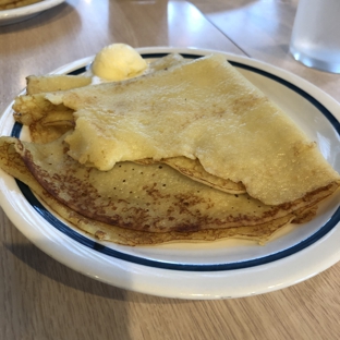 IHOP - Bakersfield, CA. Crepes with butter