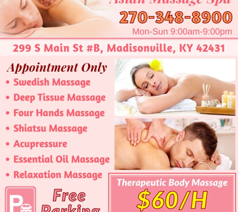 Asian Massage Spa - Madisonville, KY