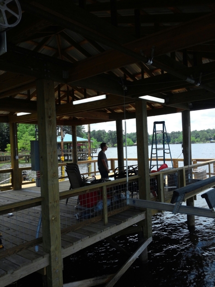 Hurd Electric LLC - Many, LA. We also wire boat houses \ Boat lifts
