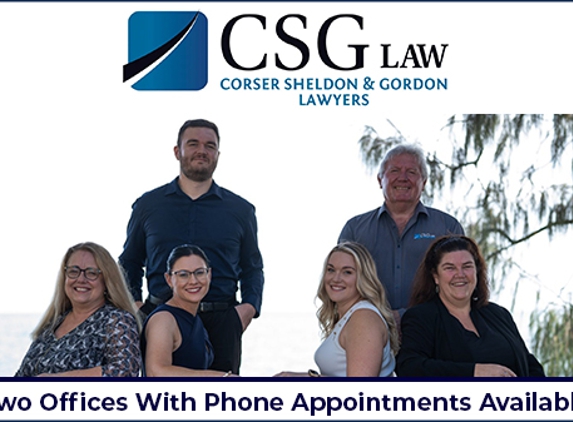 CSG Law Hervey Bay. Two Offices With Phone Appointments Available