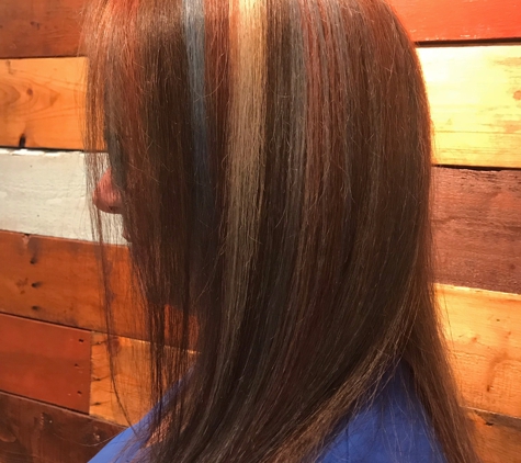 LaRue's Hair Cutters - Memphis, TN. Multi-color Highlights 