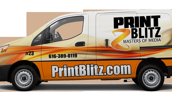 Print Blitz Michigan Sign Shop - Dorr, MI. City express Vehicle / Van /Truck Wrap