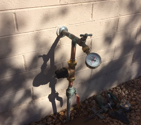 JIREH Plumbing & Drain, LLC - Queen Creek, AZ. After installed pressure regulator valve
