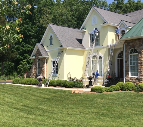 Wesley Home Improvement,LLC - Woodbridge, VA. Exterior Stucco Paint Project