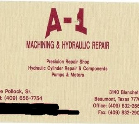 A1 Machine and Hydraulic Repair - Beaumont, TX