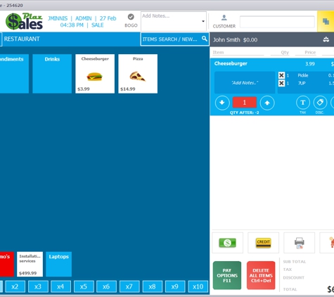 PlazSales POS Systems