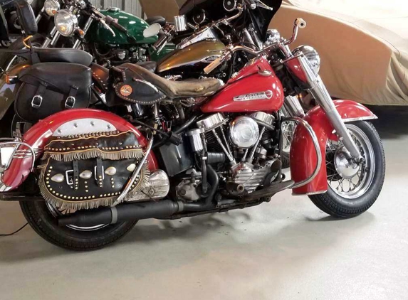 Contours  Auto Body - Plainfield, IL. 1950 Harley after