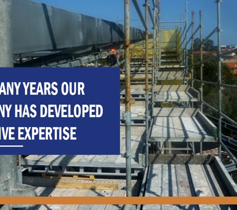K.J. Industrial Scaffolding - Port Kembla, NSW. Over many years our company has developed extensive expertise.