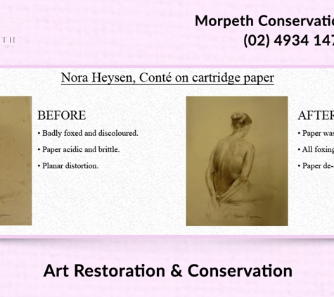 Morpeth Conservation Studio - Morpeth, NSW. Art Restoration & Conservation