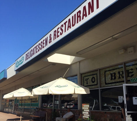 Brent's Delicatessen & Restaurant - Northridge, CA. Sign
