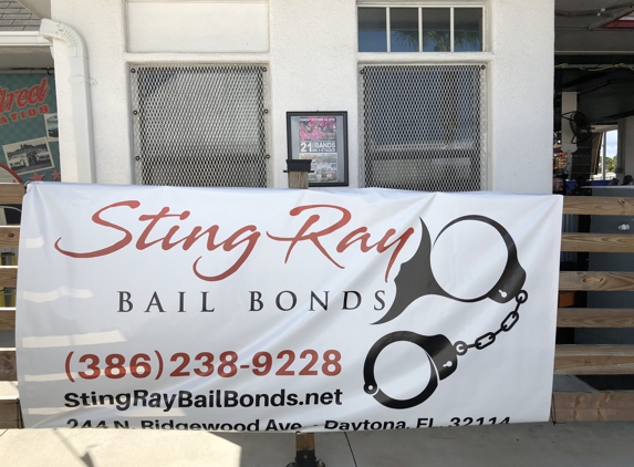 StingRay Bail Bonds - Daytona Beach, FL. Bail Bond Banner @ Main Street Station