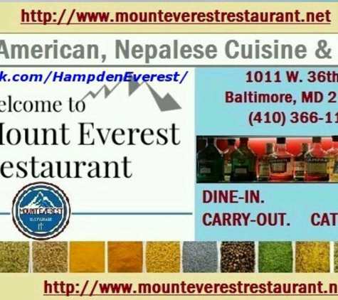 Mount Everest Restaurant & Bar - Baltimore, MD