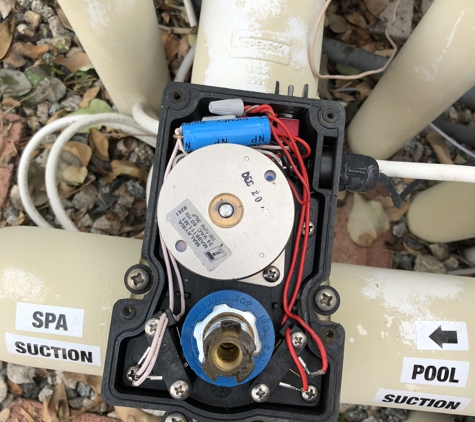 LUX Pool Services - Chino Hills, CA. Actuator valve adjustments