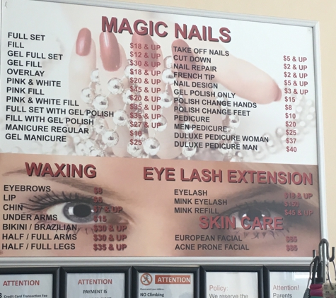 Magic Nail - North Miami, FL. Pricing