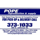Pope Reproduction And Supply - Blueprinting