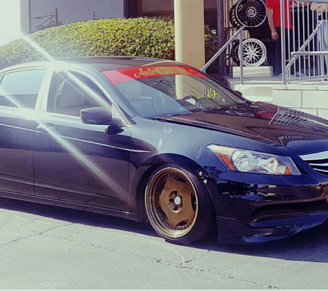 Auto Kouture - Montclair, CA. Auto kouture on point with the d2 coilovers and banner