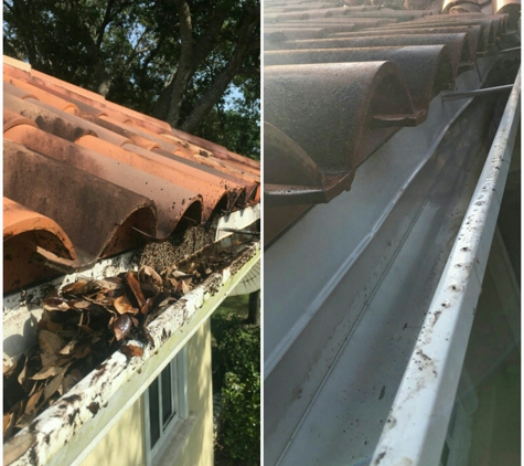 Erick Hernandez - Miami, FL. Gutter cleaning