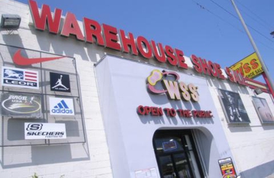 warehouse shoe sale store