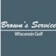 Brown's Service Wisconsin Golf