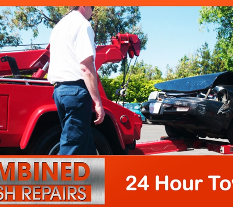 Combined Car and Truck Smash - Willetton, WA. 24 Hour Towing