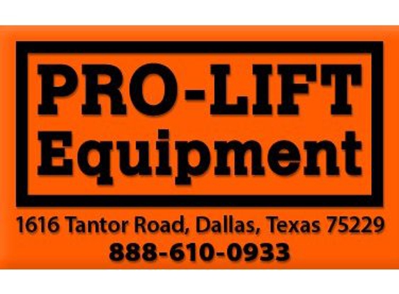 Prolift Equipment Inc - Dallas, TX