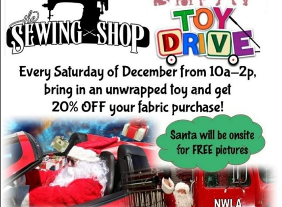 The Sewing Shop - Shreveport, LA. The Sewing Shop is Hosting a toy drive