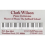 Clark Wilson Piano Technician, LTD