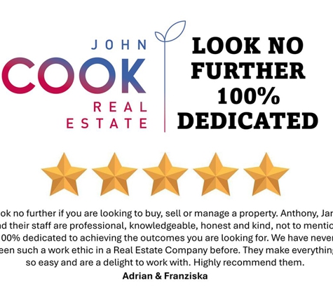 John Cook Real Estate - Orange, NSW. Focused On Providing The Highest Level Of Customer Satisfaction