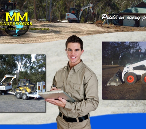 M & M Earthworks & Excavation. Excavator Hire