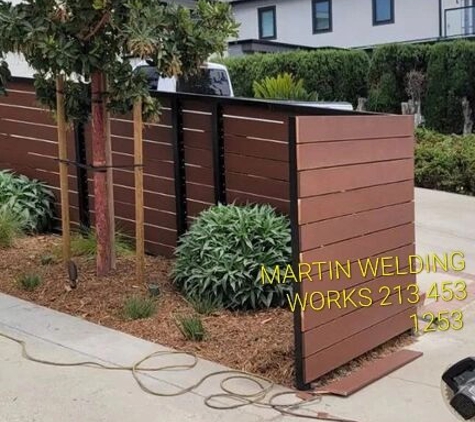 Martin Welding Works. Cercos de metal y madera 