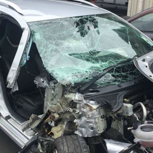 Gonzalez Auto Center - Homestead, FL. my car after they ruined my breaks and my daughter crashed.