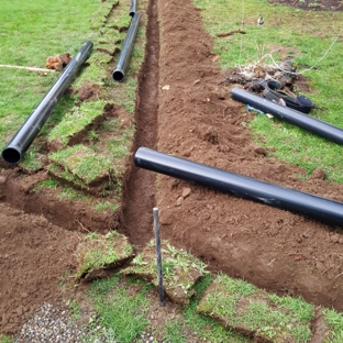 New Vista Construction LLC - Vancouver, WA. French Drain Trenches In Process