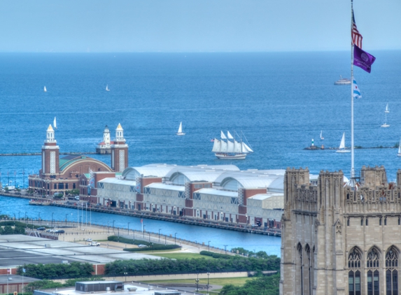 Excel Condos - Chicago, IL. Navy Pier and the Tall Ships.