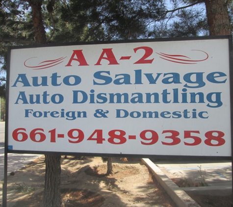 AA-2 Auto Salvage - Lancaster, CA. AA2 Auto Salvage and Recycling in Lancaster, CA