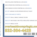 Overhead Door Spring, TX - Garage Doors & Openers
