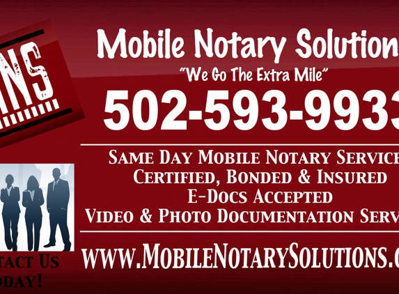 Mobile Notary Solutions - Crestwood, KY