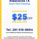 Atascocita TX Dryer Vent Cleaning