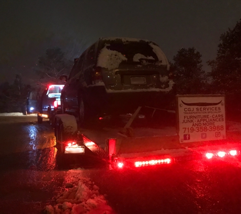 CGJ Services - Colorado Springs, CO. Be careful driving in the snow!