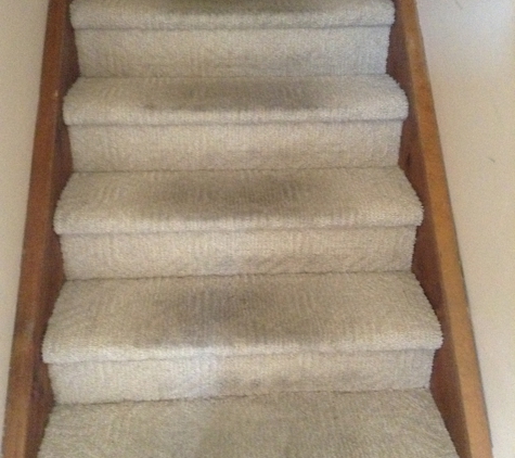 Oceanside Carpet Steamers - Barnegat, NJ. Staircase Before